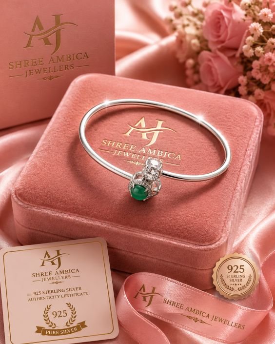 Antique Pure Silver Ladies Kada