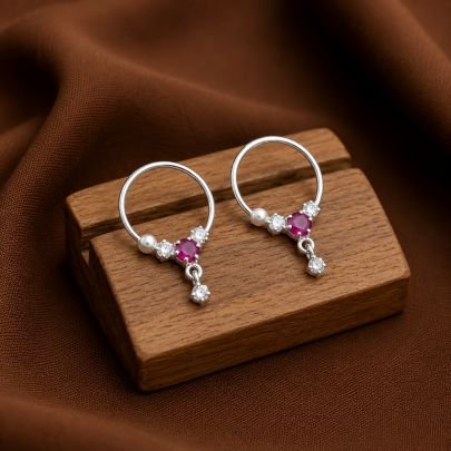  Silver Half-Hoop Earrings for Women