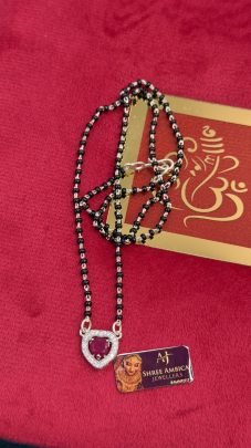 fancy 925 sterling silver mangalsutra